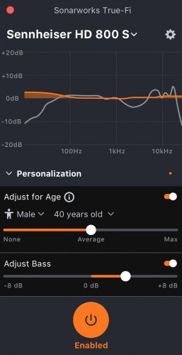Headphone EQ Sonar